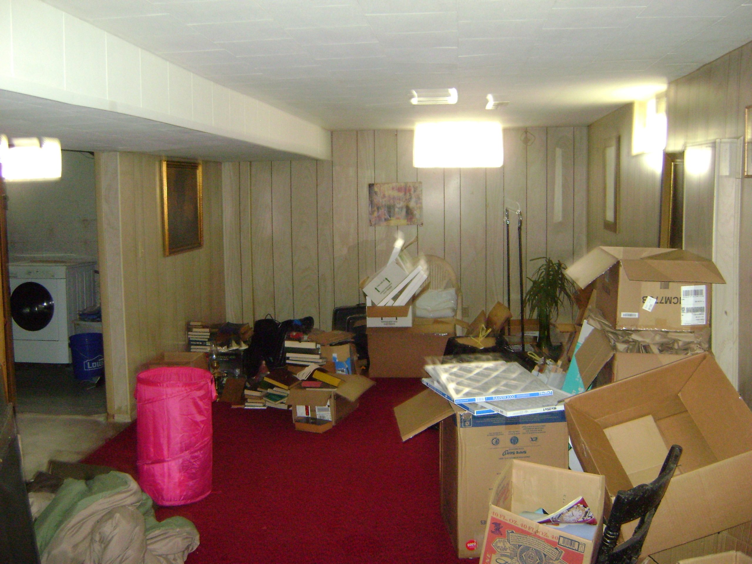 declutter and deep clean an inherited property